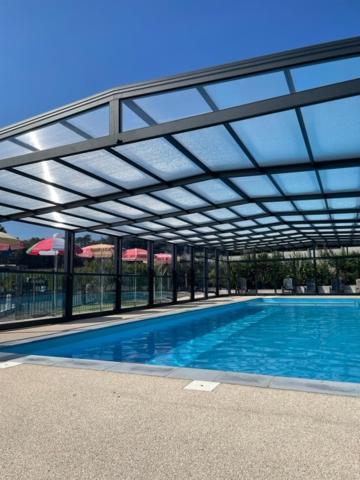 Camping Le Ruisseau Saint-André-de-Seignaux Esterno foto